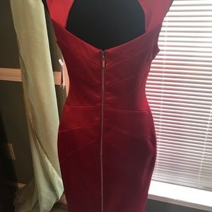 Jessica Simpson red hot cocktail dress!